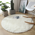 Tapis de sol rond en peluche coloré